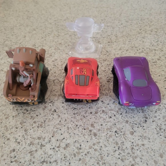 CARS DISNEY INFINITY LOT 4 Bundle Figure Characters+Crystal - Picture 3 of 9
